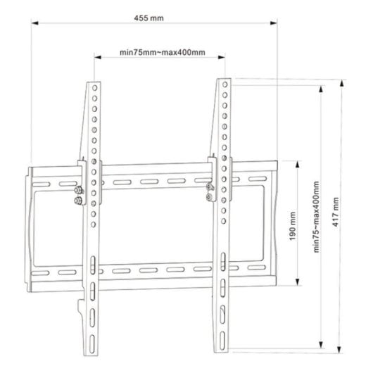 PcCom Essential Soporte TV 23 a 65" VESA 200x200/400x400 Máx 35Kg