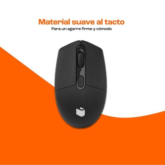 Tastiera wireless a basso profilo PcCom Essential Combo MK20 + mouse con Copilot nero