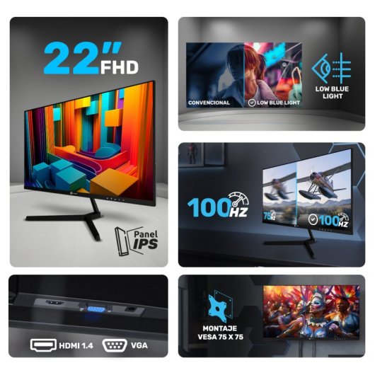 Monitor Alurin CoreVision 100IPSLite 22" FHD 100Hz