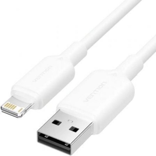 Câble USB 2.0 Lightning 2m 480Mbps Vention LAMWH Blanc