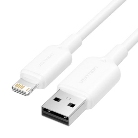Câble USB 2.0 Lightning 2m 480Mbps Vention LAMWH Blanc