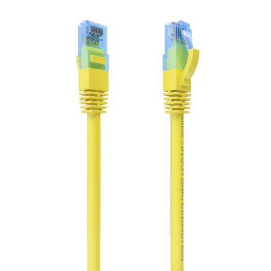 Aisens A135-0829 Cable de Red RJ45 Cat.6 25cm Amarillo
