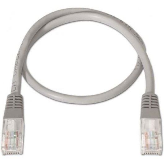 AISENS A133-0180 Cable Red RJ45 Cat5e UTP 3m Gris
