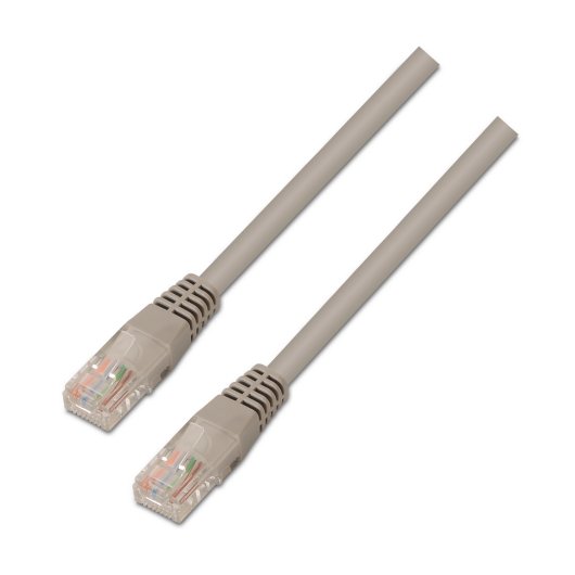 AISENS A133-0180 Cable Red RJ45 Cat5e UTP 3m Gris