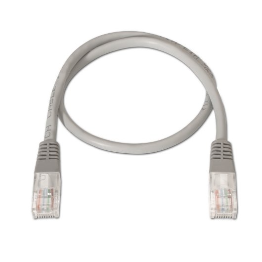 AISENS A133-0180 Cable Red RJ45 Cat5e UTP 3m Gris