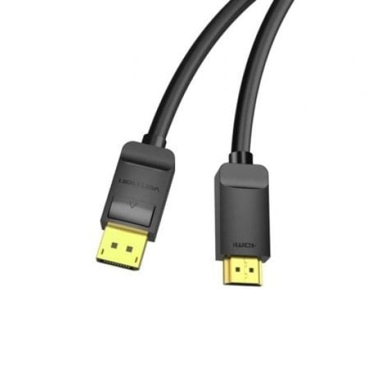 Vention HADBH Cable Conversor DisplayPort a HDMI 2m Negro 1080P