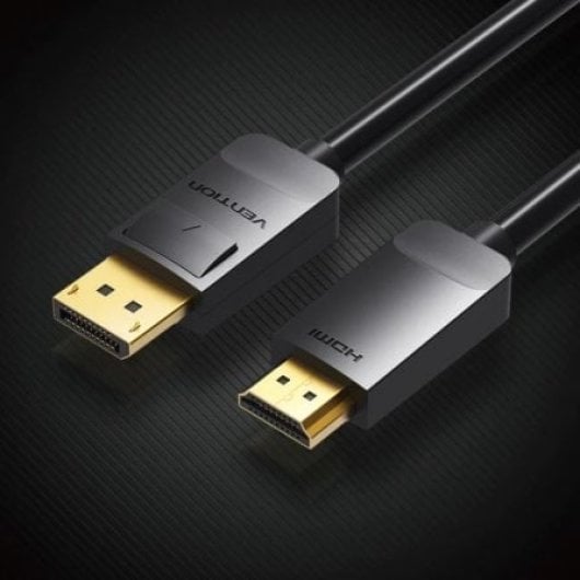 Vention HADBH Cable Conversor DisplayPort a HDMI 2m Negro 1080P