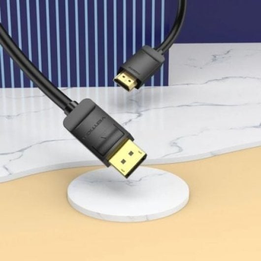 Vention HADBH Cable Conversor DisplayPort a HDMI 2m Negro 1080P