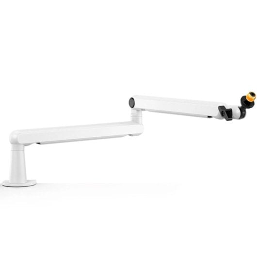Fifine BM88 Soporte de Brazo para Micrófono de Perfil Bajo para Streaming y Podcasting Metal Blanco