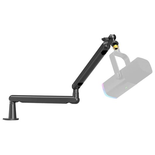 Fifine BM88 Soporte de Brazo para Micrófono de Perfil Bajo para Streaming y Podcasting Metal Negro