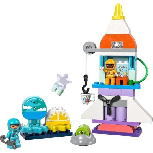 Lego Duplo Aventura en Lanzadera Espacial 3en1 +3 Años
