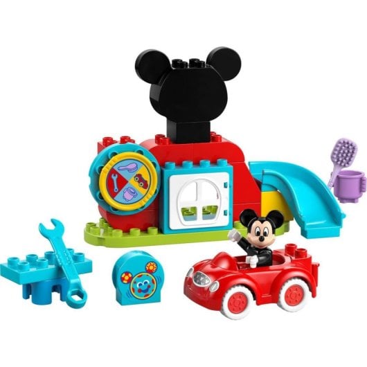 Lego Duplo Disney Casa y Coche de Mickey Mouse, Juguete Montessori +2 Años