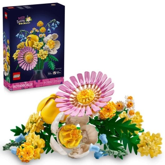 Lego Botanicals Ramillete Rayos de Sol, Kit de Construcción y Decoración Floral DIY +9 Años