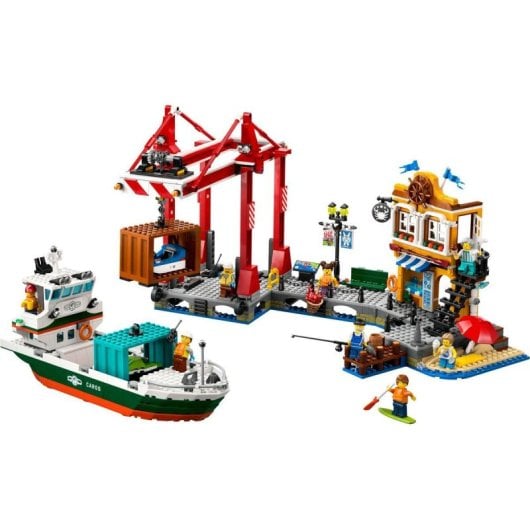 Lego City Puerto Marítimo con Buque de Mercancías +8 Años