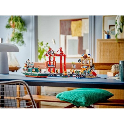 Lego City Puerto Marítimo con Buque de Mercancías +8 Años