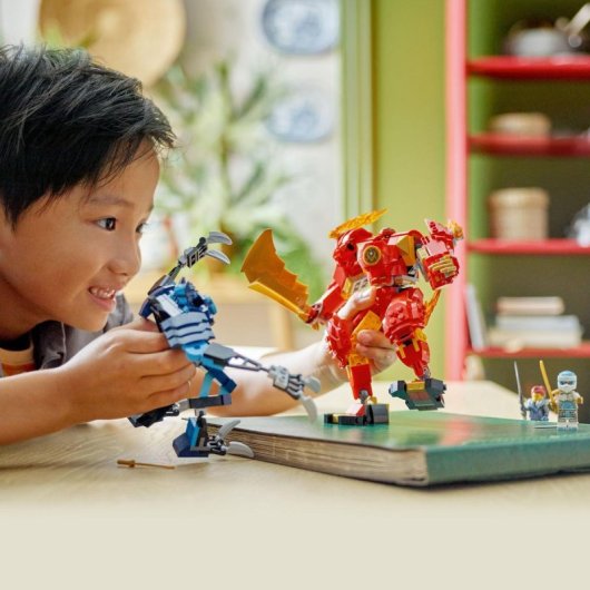 Lego Ninjago Meca Elemental del Fuego de Kai +7 Años
