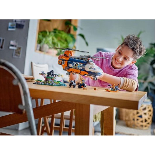 Lego City Exploradores de la Jungla: Helicóptero en Campamento Base +8 Años