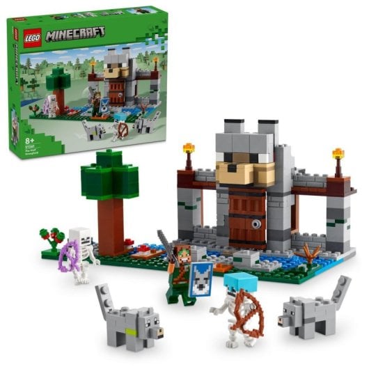 Lego Minecraft Die Wolfsfestung +8 Jahre