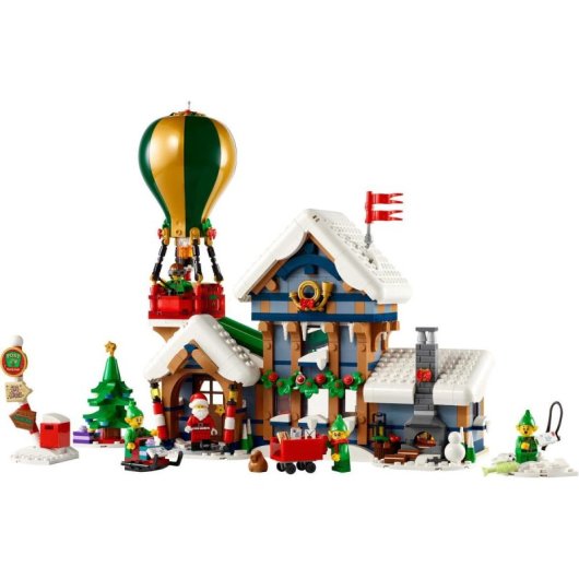 Lego Icons Oficina de Correos Papá Noel, Maqueta Adultos, Regalo Navideño Winter Village