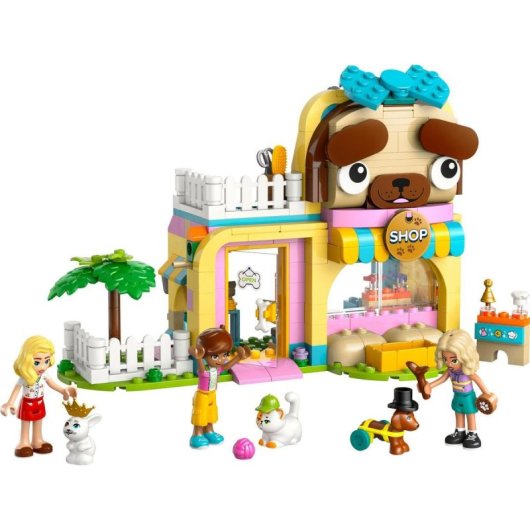 Lego Friends Tienda de Accesorios para Mascotas, Tienda de Juguete y Mini Muñecos para Niñas +6 Años