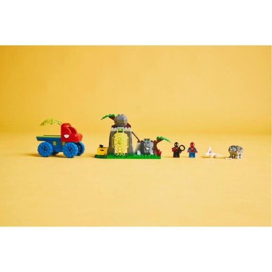 Lego Marvel Todoterreno Dinosaurio y Equipo Spidey al Rescate 4+ Años