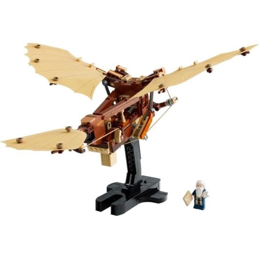 Lego Icons Máquina Voladora de Leonardo da Vinci, Maqueta de Ornitóptero de Da Vinci para Adultos