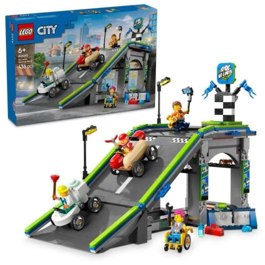 Lego City Sin Límites: Rampa de Aceleración para Coches de Carreras 6+ Años