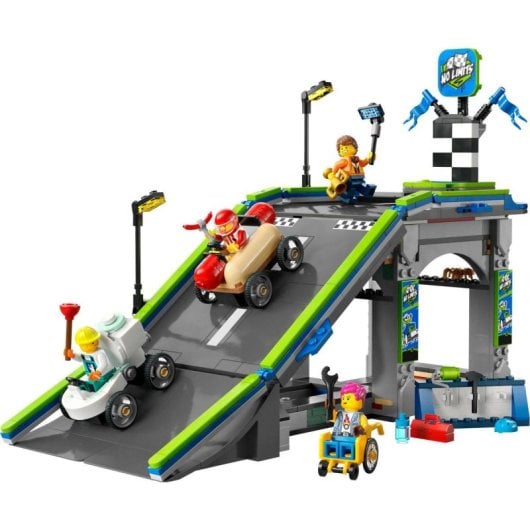 Lego City Sin Límites: Rampa de Aceleración para Coches de Carreras 6+ Años