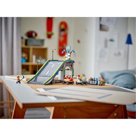 Lego City Sin Límites: Rampa de Aceleración para Coches de Carreras 6+ Años
