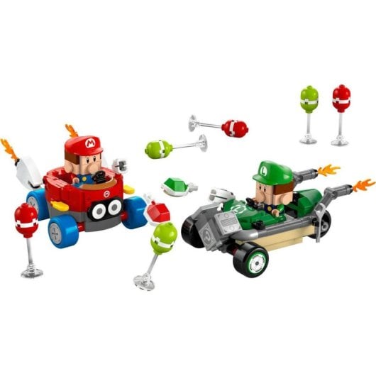 Lego Super Mario Kart: Bebé Mario vs. Bebé Luigi, Juguete de Carreras para Niños 8+ Años