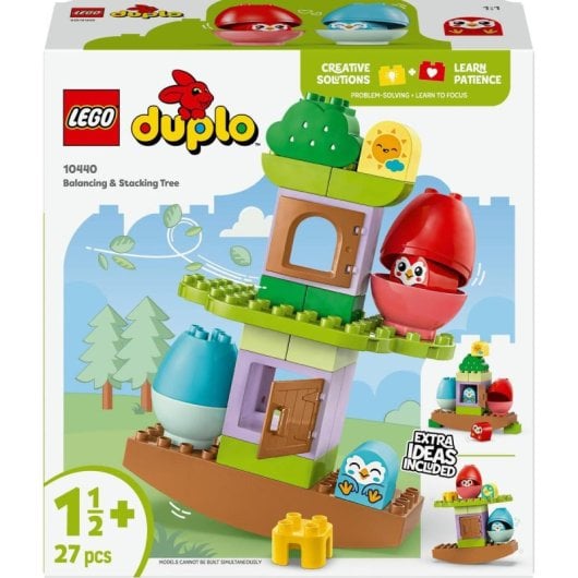 Lego Duplo Árbol Equilibra y Apila, Juguetes Montessori para Niños de +1.5 Años