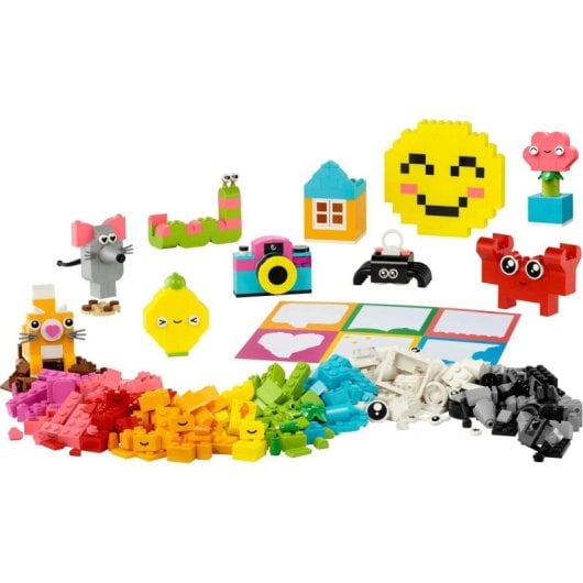 Lego Classic Caja Felix Creativa, Ladrillos de Colores y Animales para Construir +5 Años