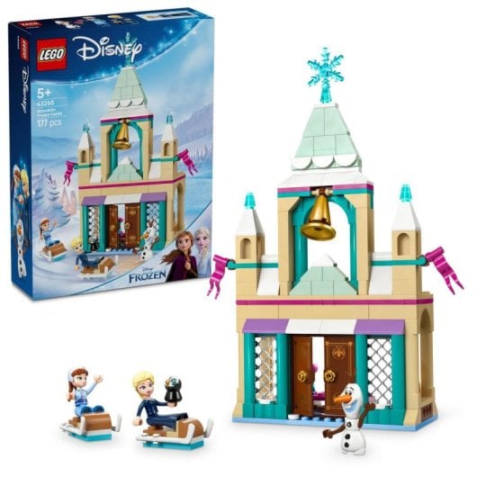 Lego Frozen Castillo Helado de Arendelle, Maqueta de Juguete Princesas Elsa y Anna +5 Años