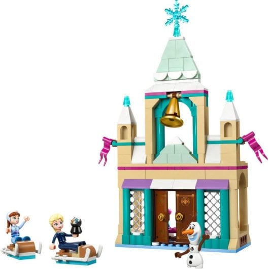 Lego Frozen Castillo Helado de Arendelle, Maqueta de Juguete Princesas Elsa y Anna +5 Años