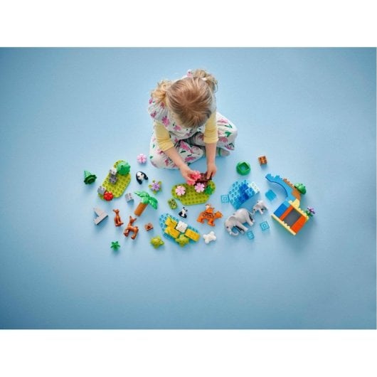 Lego Duplo Familias de la Fauna Salvaje, Juego 3 en 1 de Animales para Niños de 2+ Años
