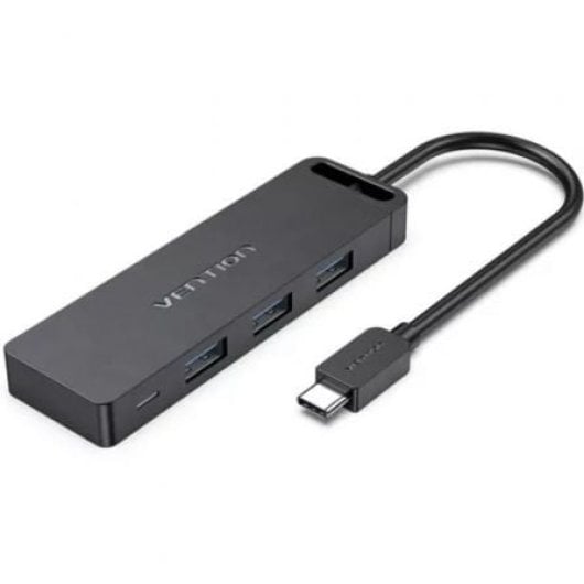 Vention TGTBB Hub USB-C 5 en 1 3xUSB 3.0/USB-C/MicroUSB PD Negro