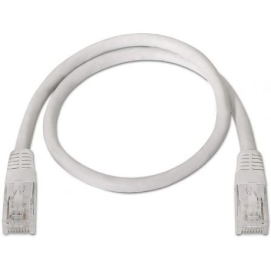 AISENS A133-0197 Cable Red RJ45 Cat5e UTP 1m Blanco 100 Mbit/s