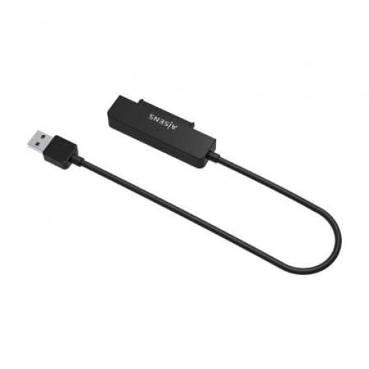 Aisens ASE-25A03B Adaptador USB 3.0 a SATA 2.5? Disco Duro Negro