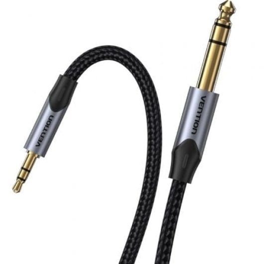 Vention BAUHH Cable Estéreo Jack 3.5 a Jack 6.3 2m Gris Dorado
