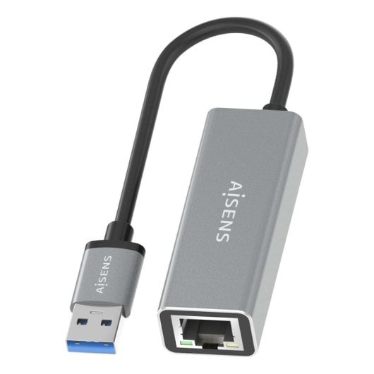 AISENS A110-0296 Conversor USB 3.0 a Ethernet Gigabit 15cm Gris