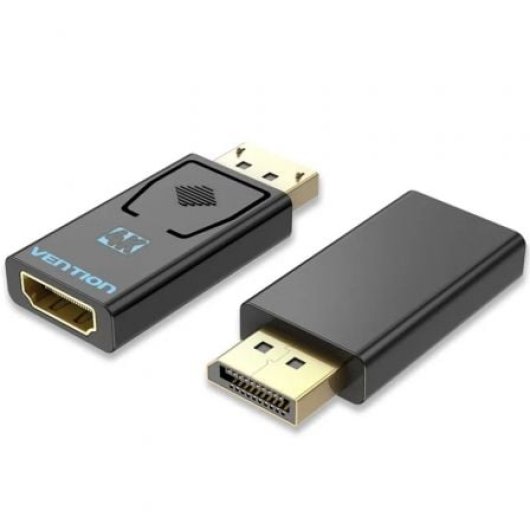 Vention HBMB0 Adaptador DisplayPort-HDMI 1080P 60Hz Chapado en Oro Negro