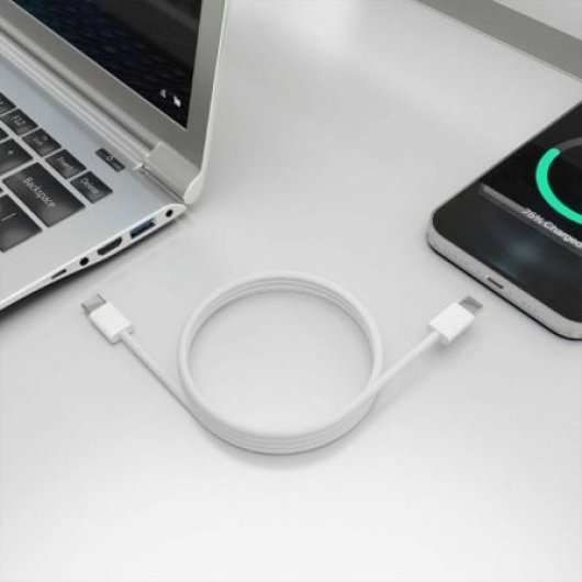 Aisens A107-0855 Cable USB 2.0 Tipo-C 1m 60W 480Mbps Blanco