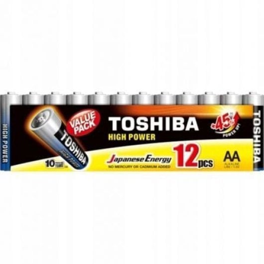 Toshiba MP-12 Pack 12 Pilas AA High Power Alcalinas 1.5V