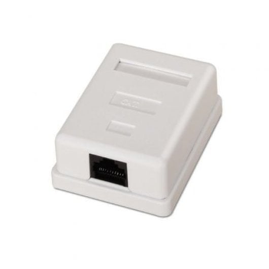 Aisens A139-0301 RJ45 Cat6 Roseta de Superfície 1 Tomada Branca