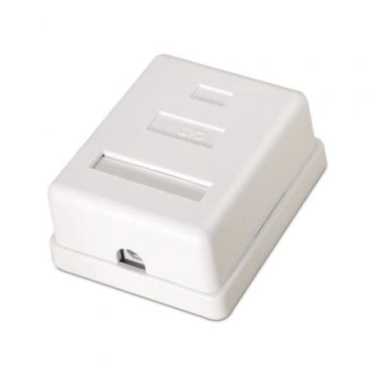 Aisens A139-0301 RJ45 Cat6 Roseta de Superfície 1 Tomada Branca