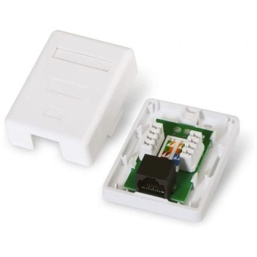 Aisens A139-0301 RJ45 Cat6 Roseta de Superfície 1 Tomada Branca