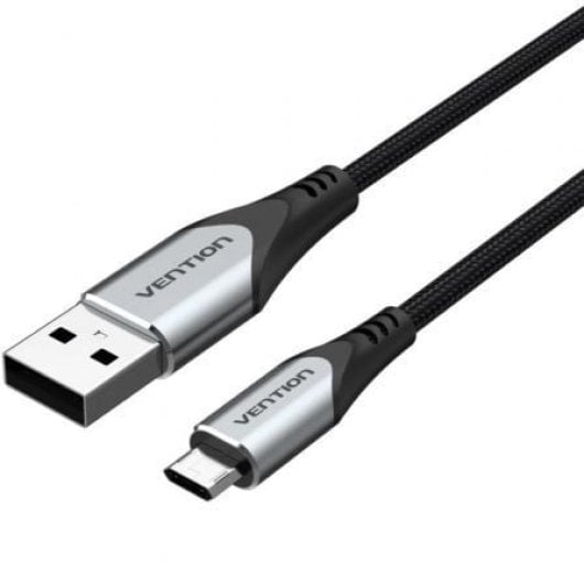 Vention COCHF Cable microUSB Reversible 3A 480Mbps 1m Gris