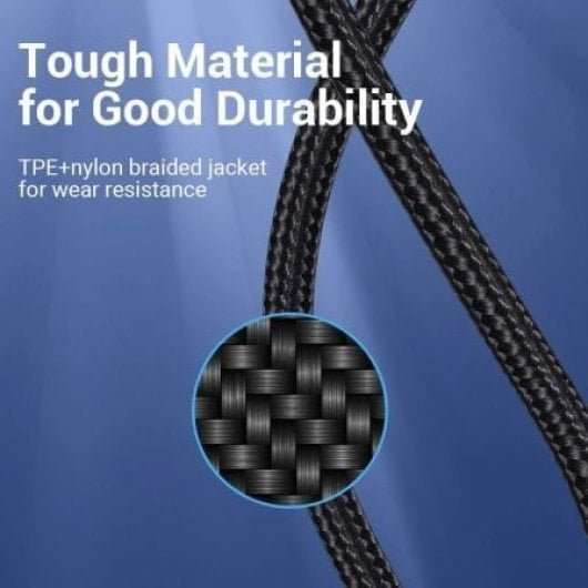 Vention COCHF Cable microUSB Reversible 3A 480Mbps 1m Gris