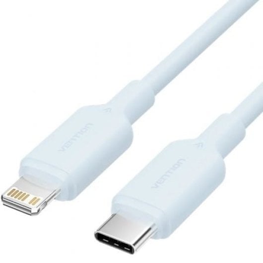 Vention LAKSF Cable USB Tipo-C a Lightning 27W 3A 1m Azul