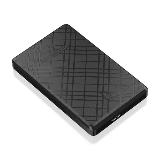Aisens ASE-2522B Case esterno per SSD/HDD 2,5" SATA USB 3.0/3.1 Nero 9,5 mm